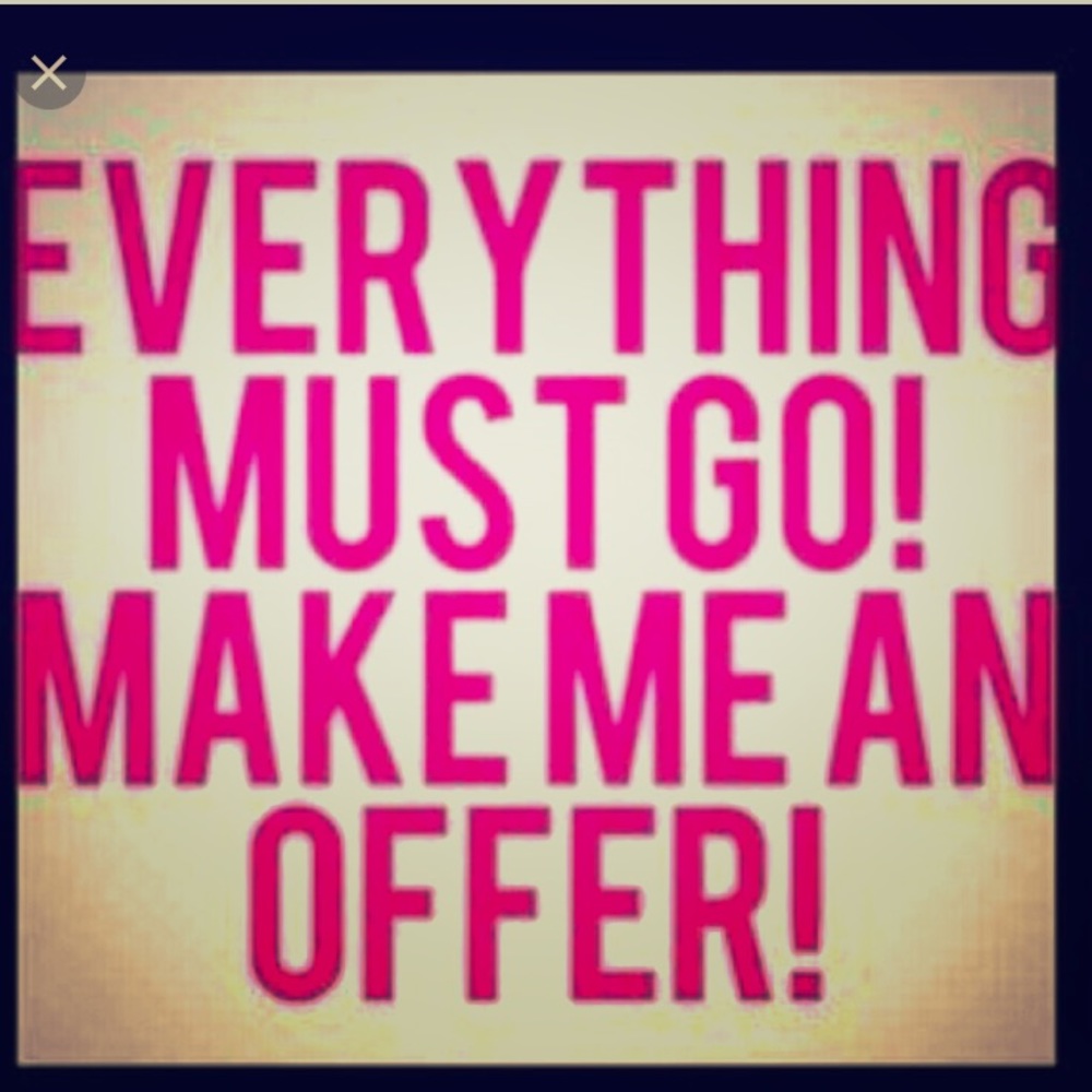 MAKE OFFERS -moving sale🌸 BUY ONE GET ONE 1/2 OFF